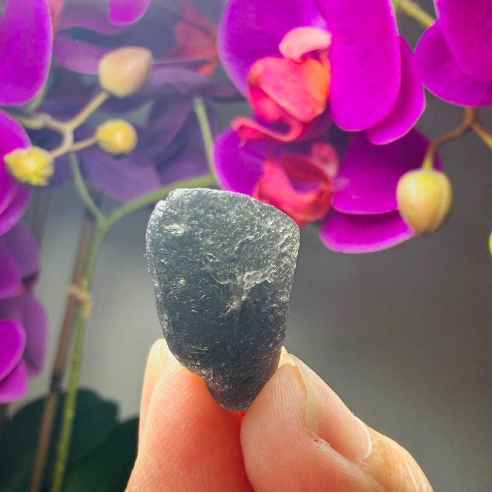 Natural Agni Manitite Tektite 8g 1" Indonesian Meteorite Impact Glass